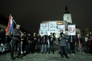 Prosvjednici i večeras na Markovu trgu protiv uvođenja covid-potvrda