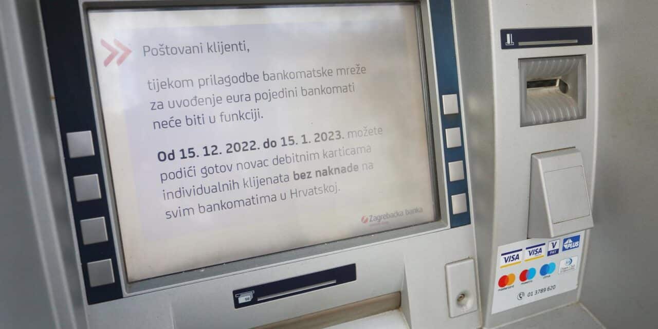 Zbog prelaska na euro pojedini bankomati ne rade