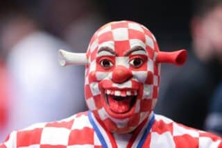Beč: Atmosfera u dvorani na utakmici između Hrvatske i Austrije