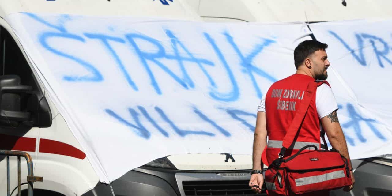 štrajk vozača saniteta