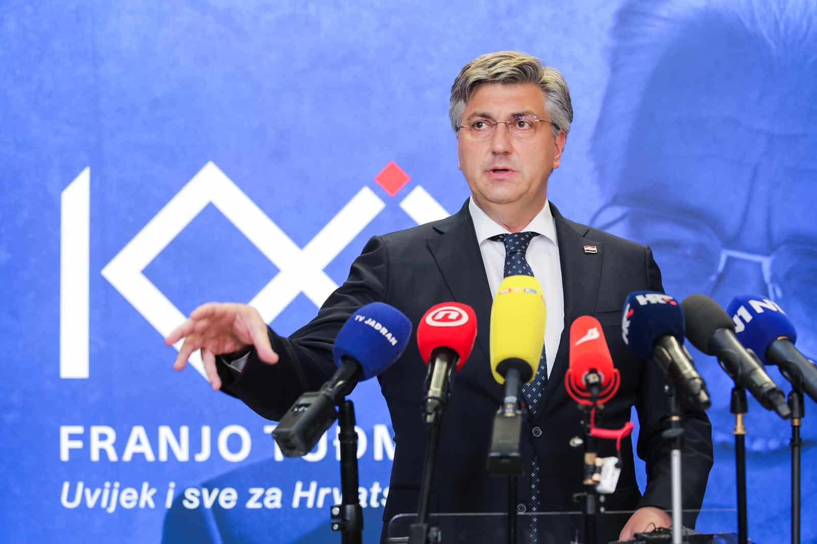 Zagreb: Andrej Plenković dao je izjavu medijima