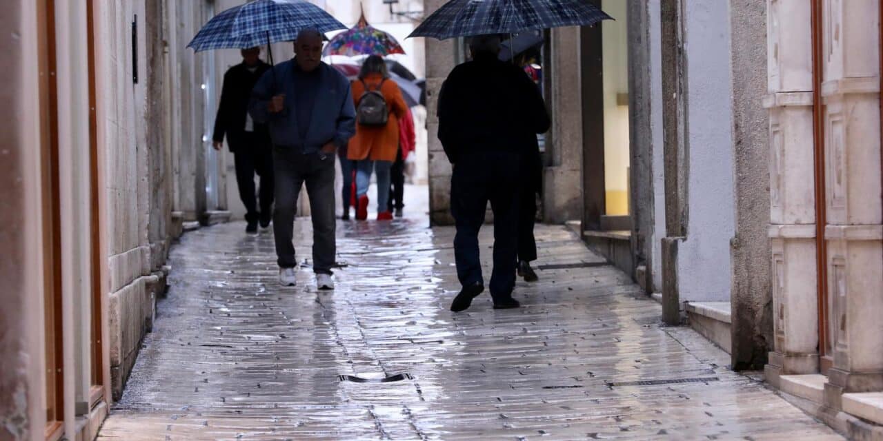 Kišni dan u Splitu