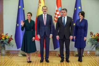 Zagreb: Španjolski kralj Filip VI. i kraljica Letizia susreli su se s predsjednikom Milanovićem i suprugom Sanjom