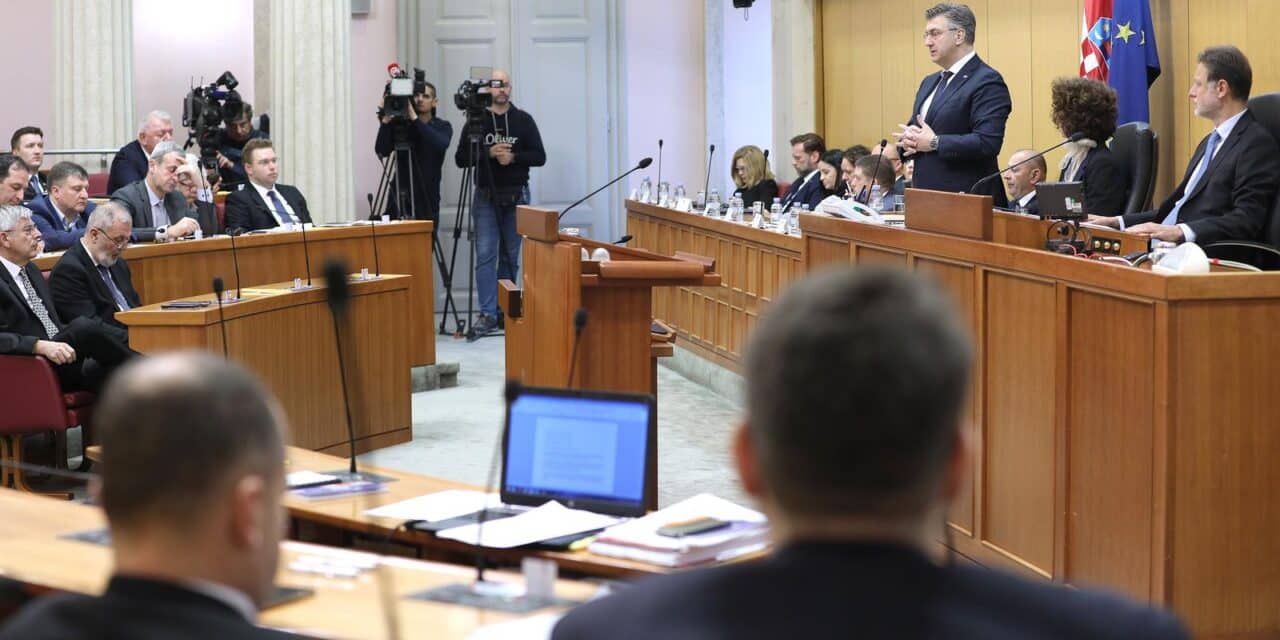 hrvatski sabor andrej plenković