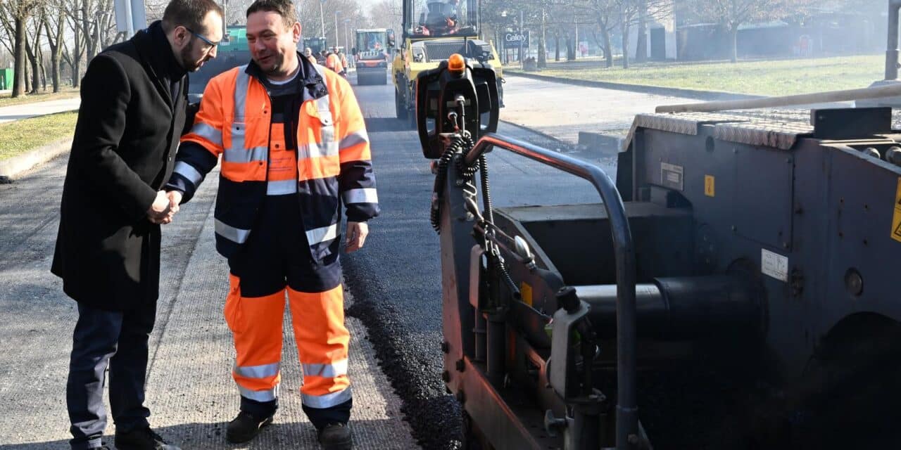 Zagreb: Tomašević obišao radove na Aleji Matije Ljubeka na Jarunu