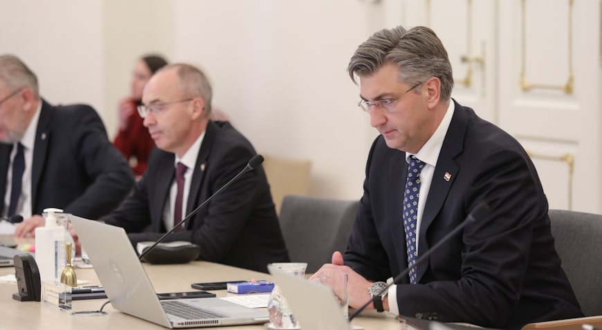Zagreb: Održana sjednica Vlade RH