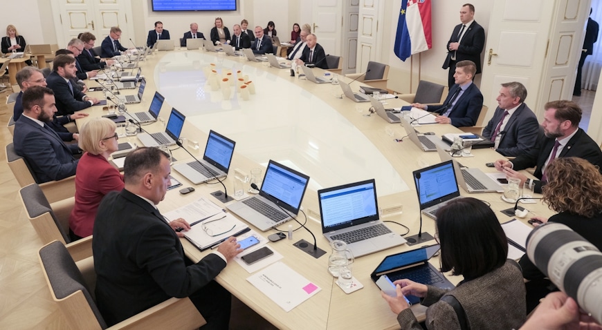 Zagreb: Održana sjednica Vlade RH