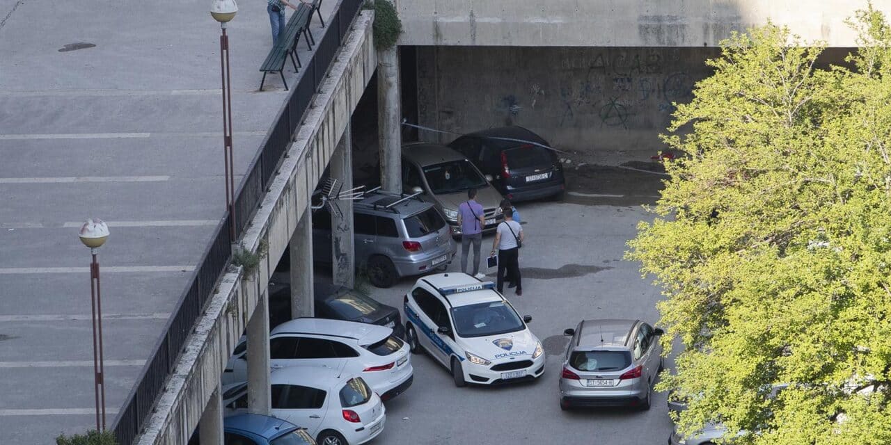 Očevid u garaži nakon požara automobila u Splitu