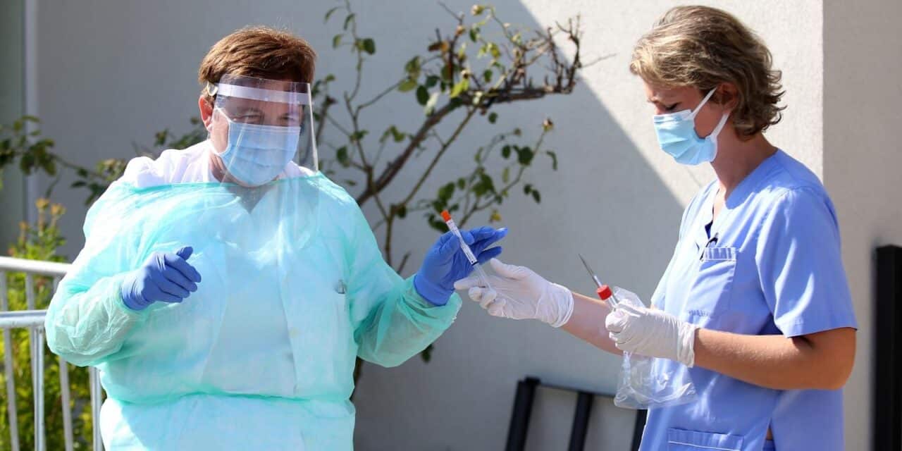 Šibenik: Odjel na kojem se obavljaju testiranja na COVID-19 i zaprimaju pacijenti