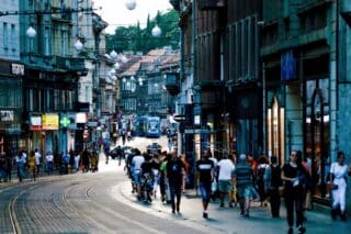 Zagreb: Kratkotrajni ljetni pljusak osvježio središte grada