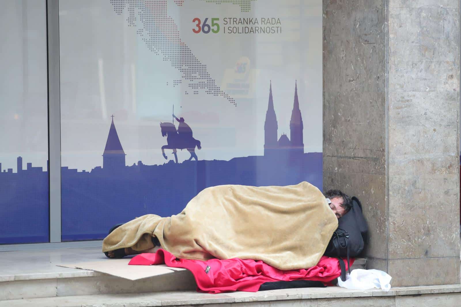 beskućnik zagreb