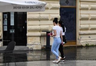Slavonski Brod: Kiša okupala središte grada