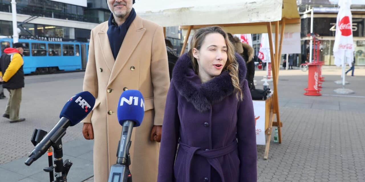 Zagreb: Marija Selak Raspudić i Nino Raspudić pozvali građane da iskoriste još dva preostala dana i daju potpise za referendum