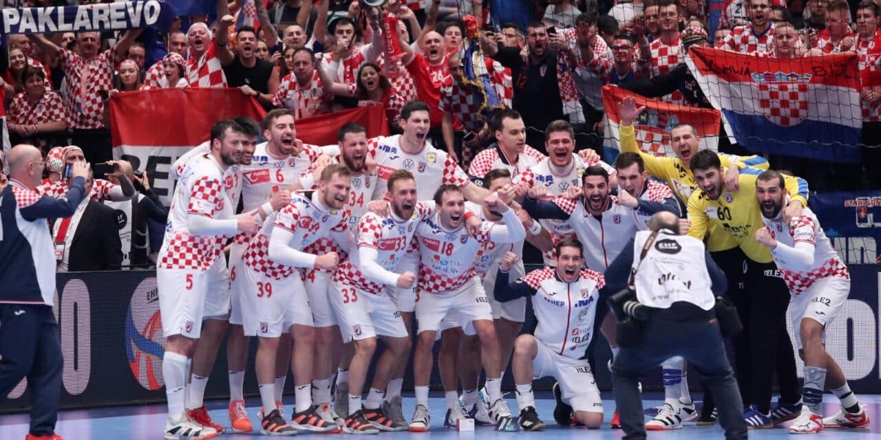 Hrvatska i Njemačka u utakmici 2. kola skupine I Europskog prvenstva u rukometu