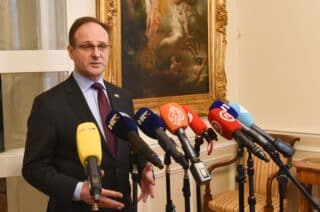 Zagreb: Predstojnik Ureda premijera Zvonimir Frka Petešić dao je izjavu o obnovi stana