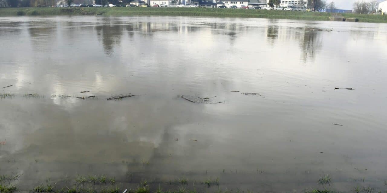 Sisak: Porast vodostaja rijeke Kupe zbog obilnih kiša