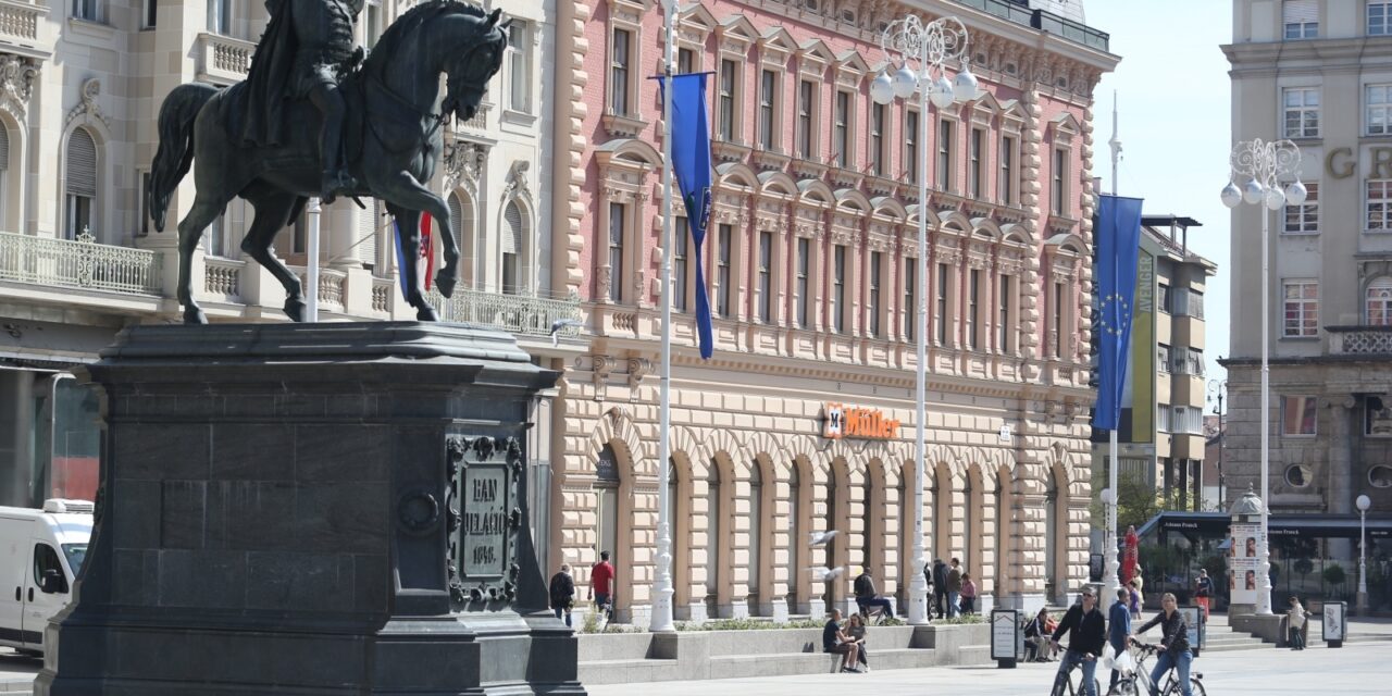 Centar Zagreba u vrijeme koronavirusa
