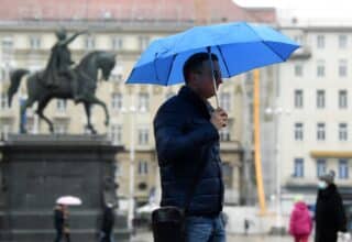 Prohladno i kišno vrijeme u Zgarebu