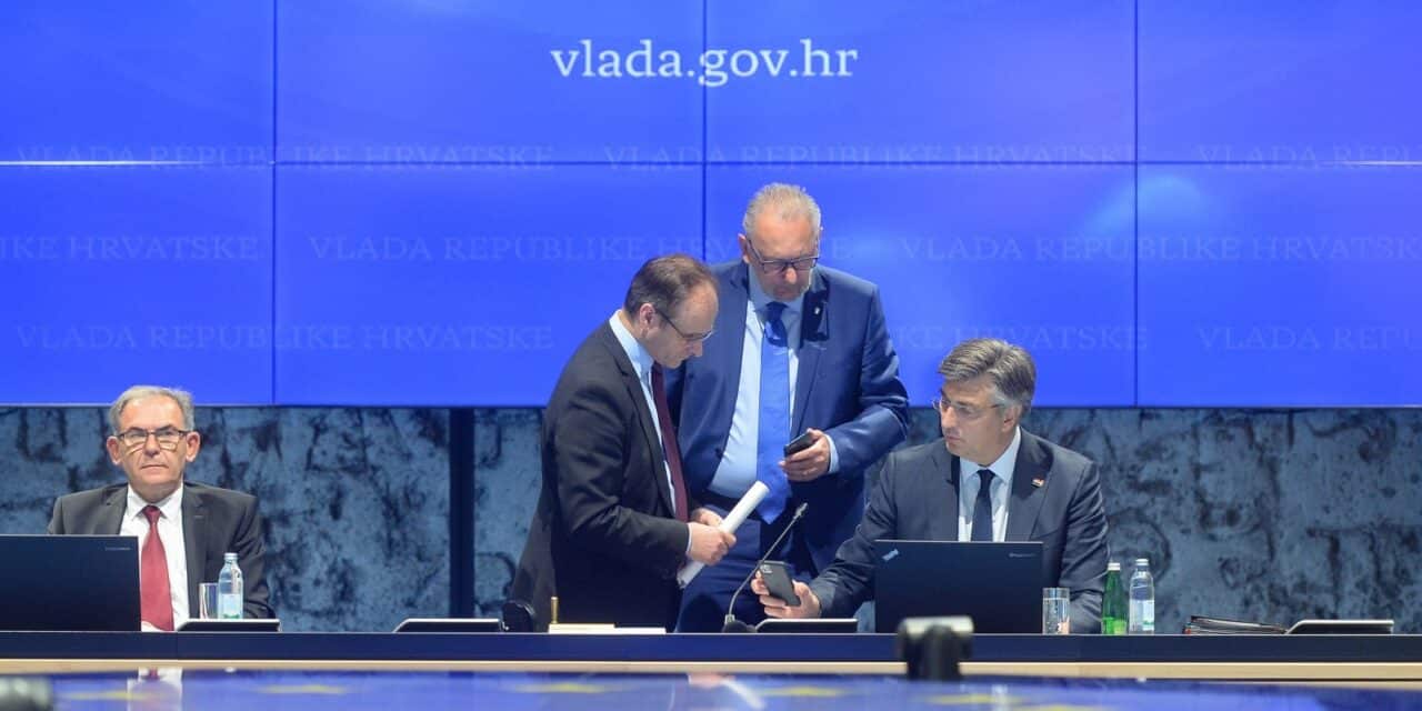 Zagreb: Sjednica Vlade održana je u NSK