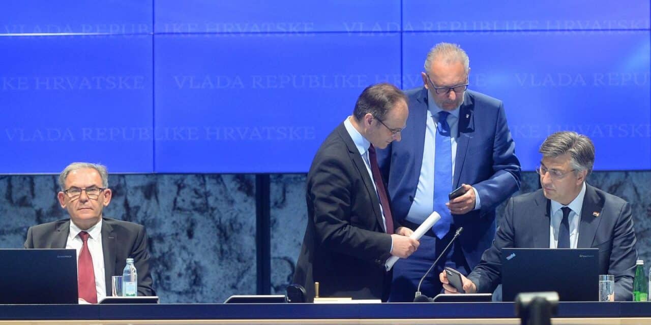 Zagreb: Sjednica Vlade održana je u NSK