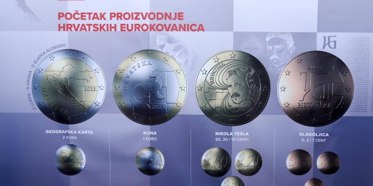 Počela proizvodnja hrvatskih eurokovanica, Plenković i Vujčić na svečanom obilježavanju početka proizvodnje