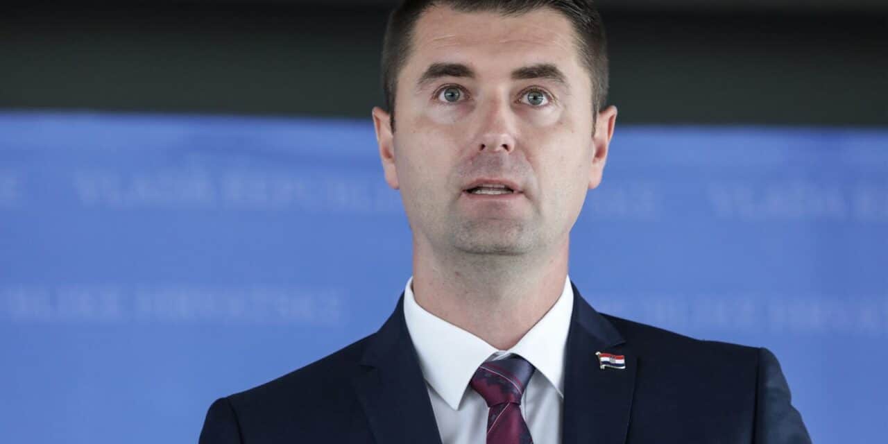 Zagreb: Ministar Filipović dao je izjavu medijima