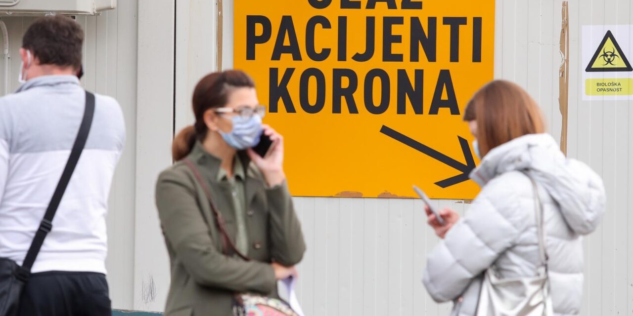 Zagreb: Gužva za testiranje na koronavirus, auti stoje u koloni