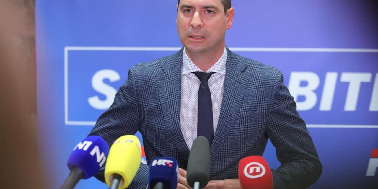 Zagreb: Andrej Plenković i Mislav Herman dali su izjave nakon sjednice Predsjedištva stranke