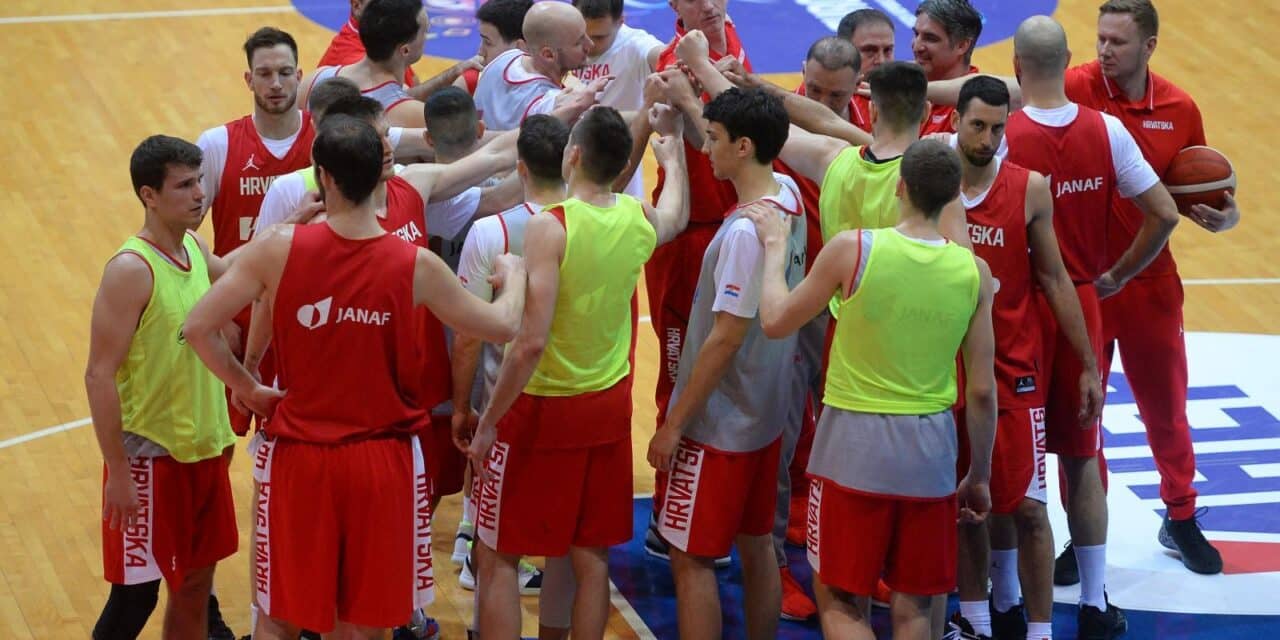 Zagreb: Trening košarkaške reprezentacije uoči kvalifikacija za EuroBasket