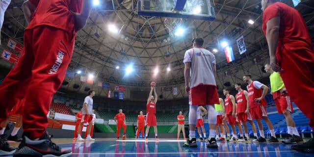 Zagreb: Trening košarkaške reprezentacije uoči kvalifikacija za EuroBasket