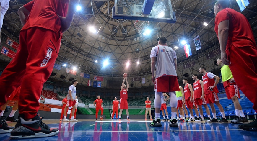 Zagreb: Trening košarkaške reprezentacije uoči kvalifikacija za EuroBasket