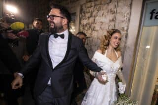Split: Vjenčanje Hane Huljić i Petra Graše u crkvi sv Dominika
