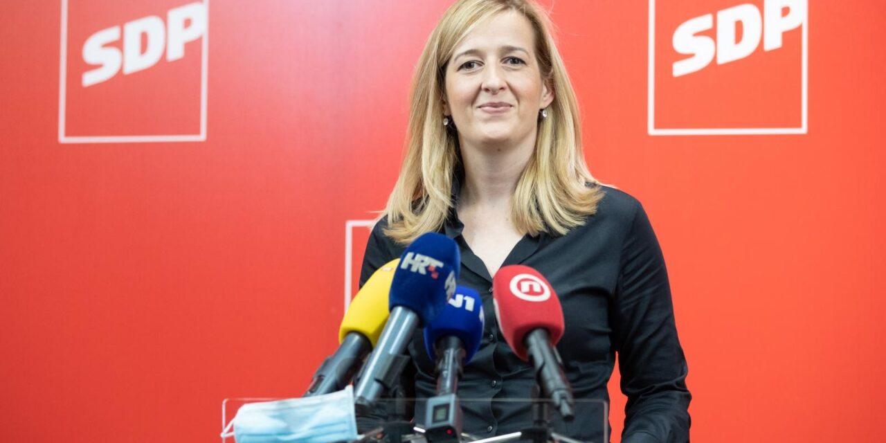Zagreb: Mirela Ahmetović najavila je kandidaturu za predsjednicu SDP-a