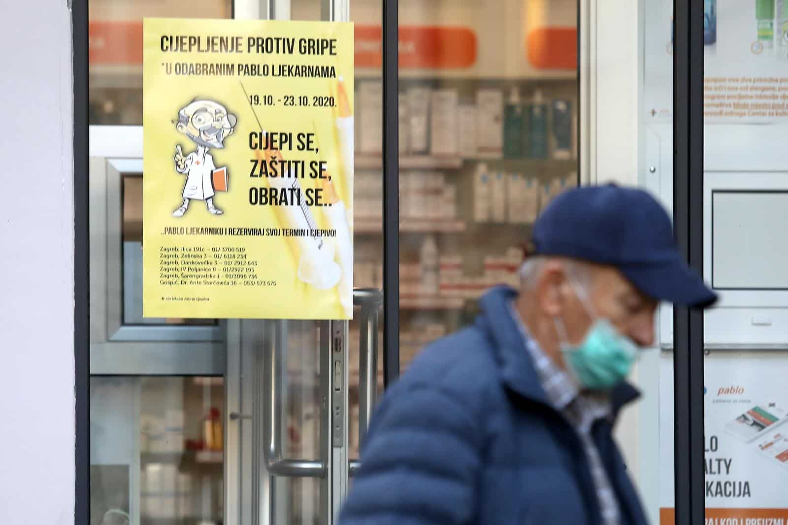 Zagreb: U cijeloj zemlji od danas počelo cijepljenje protiv gripe