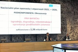 Zagreb: Predstavljanje nacionalnog plana oporavka i otpornosti (Izgradnja, dogradnja, rekonstrukcija i opremanje predškolskih ustanova)
