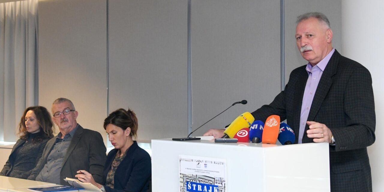 Zagreb: Konferencija sindikata o štrajku u osnovnim i srednjim školama