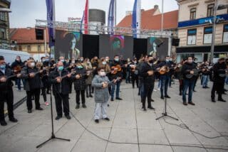 Osijek: Glazbeni ispraćaj Krunoslava Kiće Slabinca