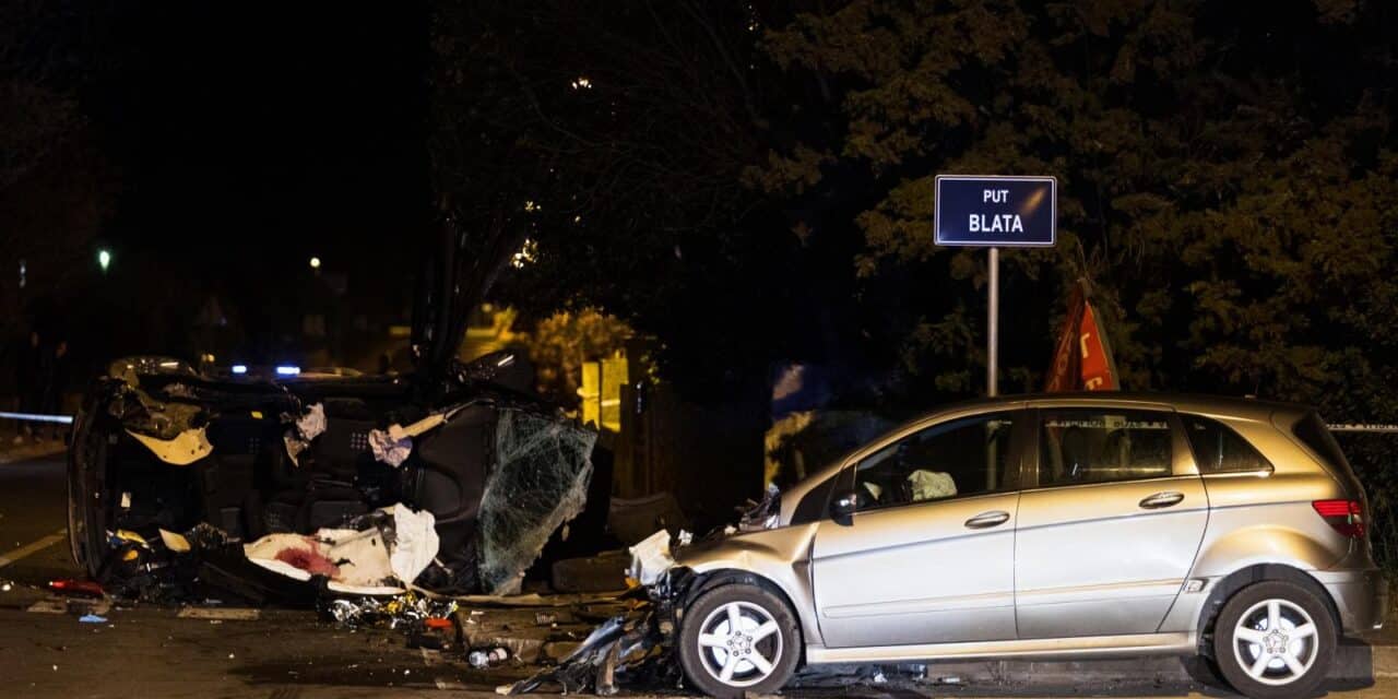 Dvoje mrtvih u prometnoj nesreći u mjestu Kožino nedaleko Zadra