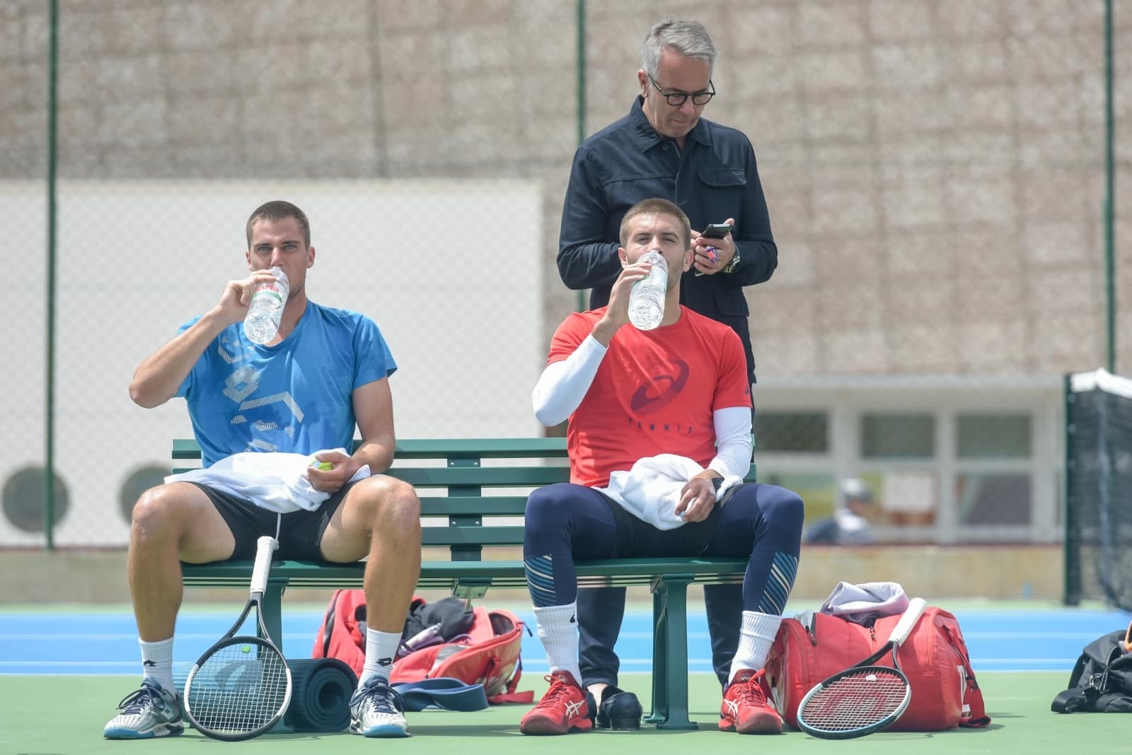Zadar: Trening hrvatske Davis Cup reprezentacije na Višnjiku