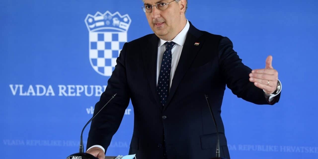 Zagreb: Andrej Plenković dao izjavu medjima nakon sjednice Vlade