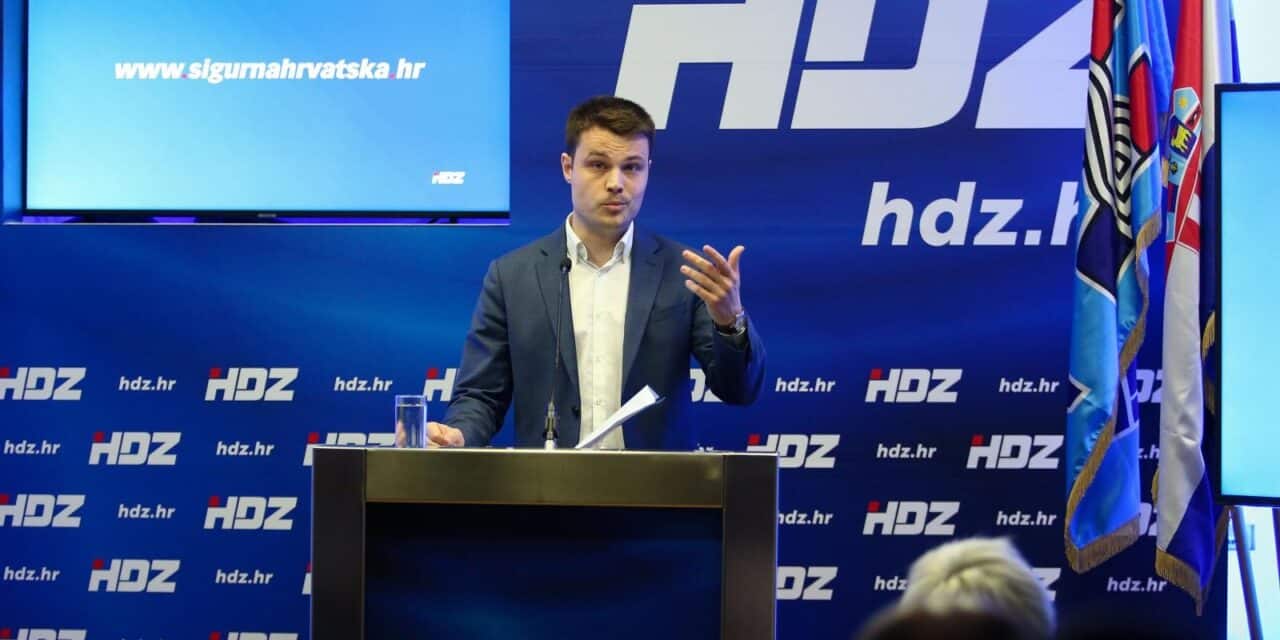 Zagreb: Predstavljanje kandidata na listi HDZ-a za I. izbornu jedinicu