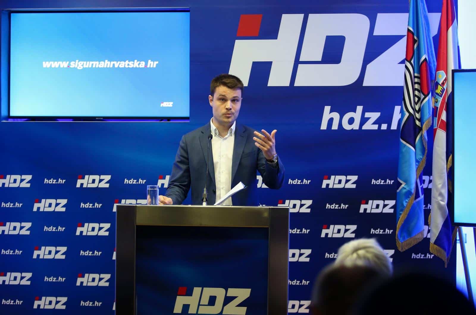 Zagreb: Predstavljanje kandidata na listi HDZ-a za I. izbornu jedinicu