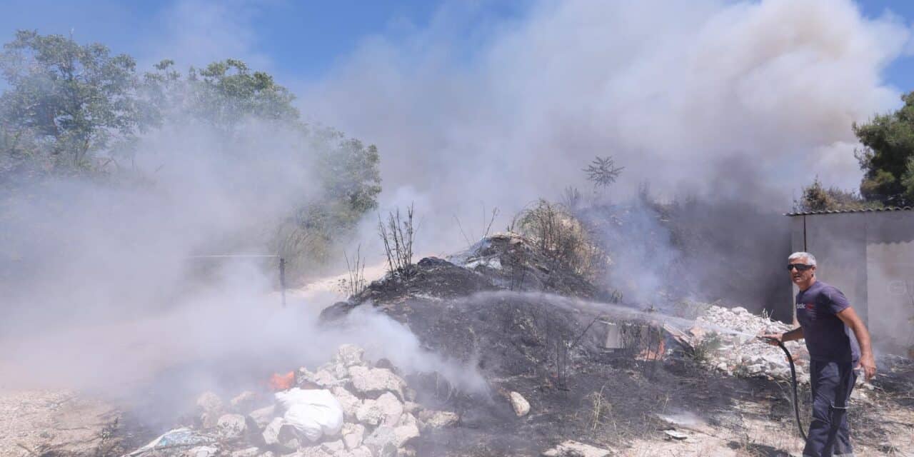 Došlo je do požara trave i niskog raslinja na Sirobuji