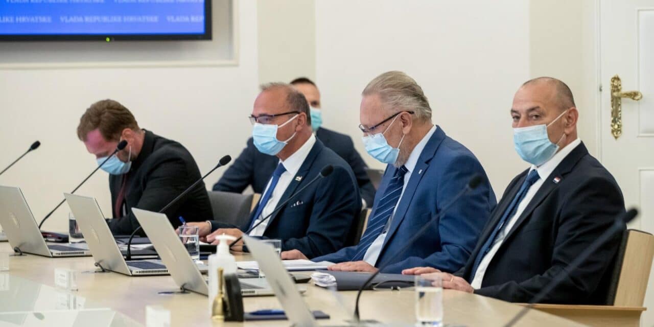 Zagreb: U Banskim dvorima održana je sjednica Vlade RH
