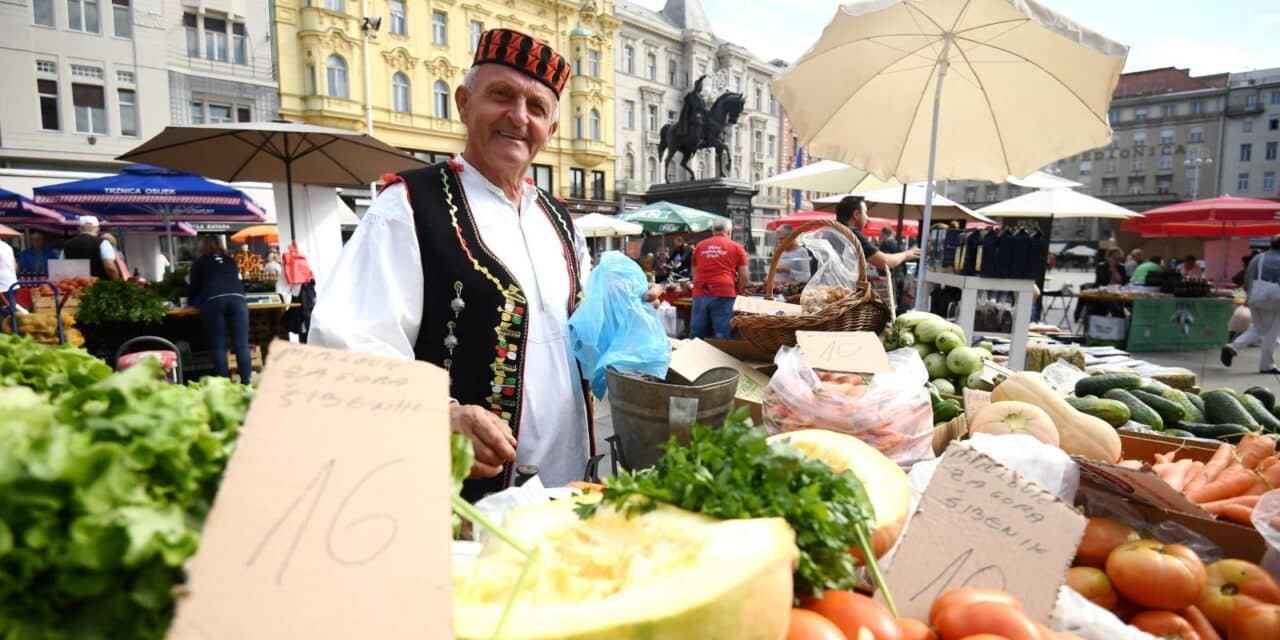 Zagreb: Na Trgu bana Jelačića otvoreni 9. Dani hrvatskih tržnica