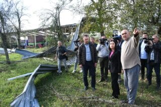 Ministrica Vučković obišla poljoprivredna gospodarstva Bjelovarsko-bilogorske županije pogođena nevremenom