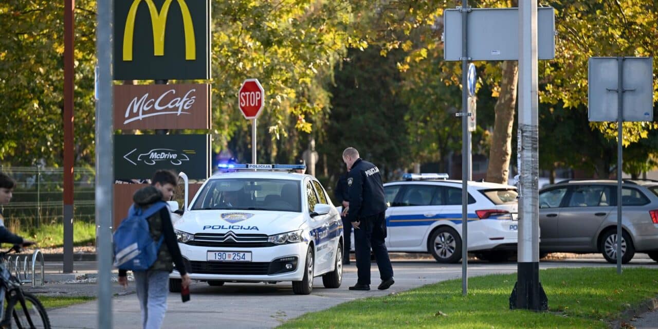 Zagreb: Policija provjerava dojavu o bombi u McDonaldsu na Vrbanima