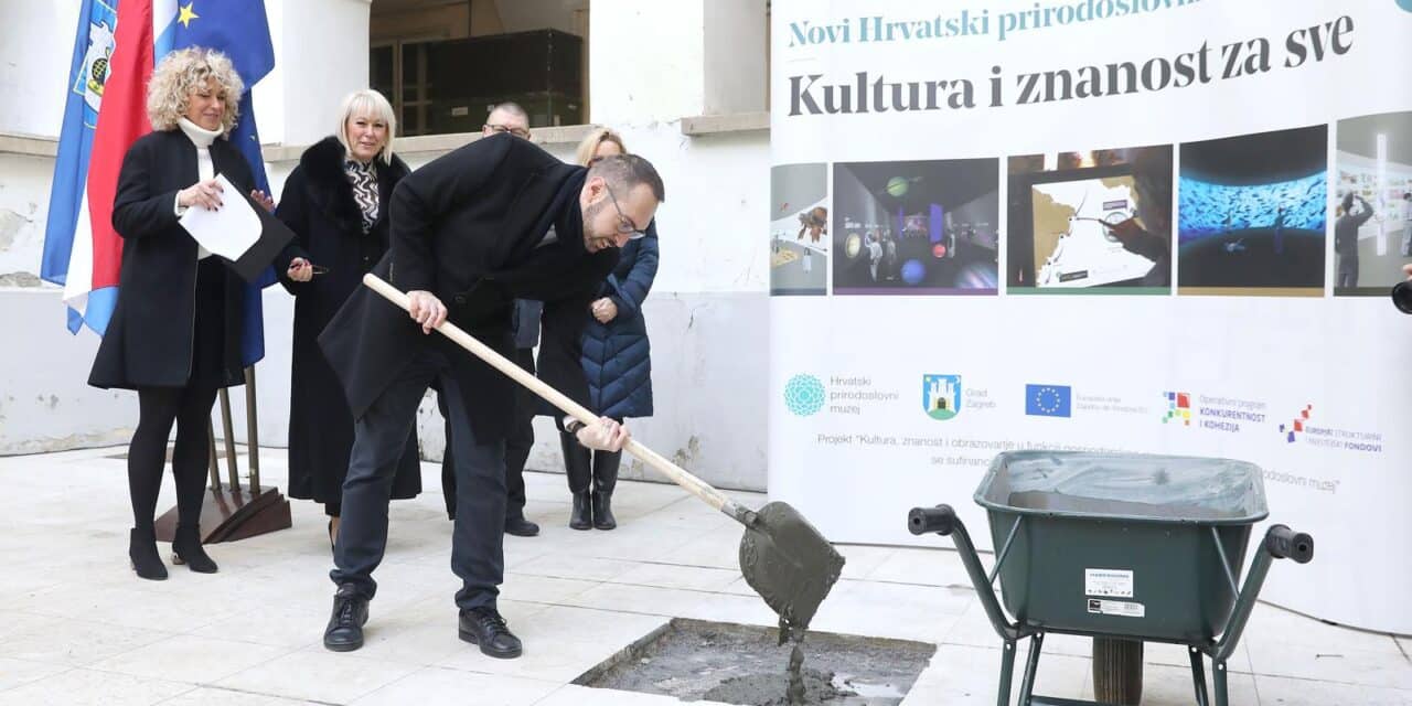 Gradonačelnik Tomašević otvorio radove na rekonstrukciji Hrvatskog prirodoslovnog muzeja