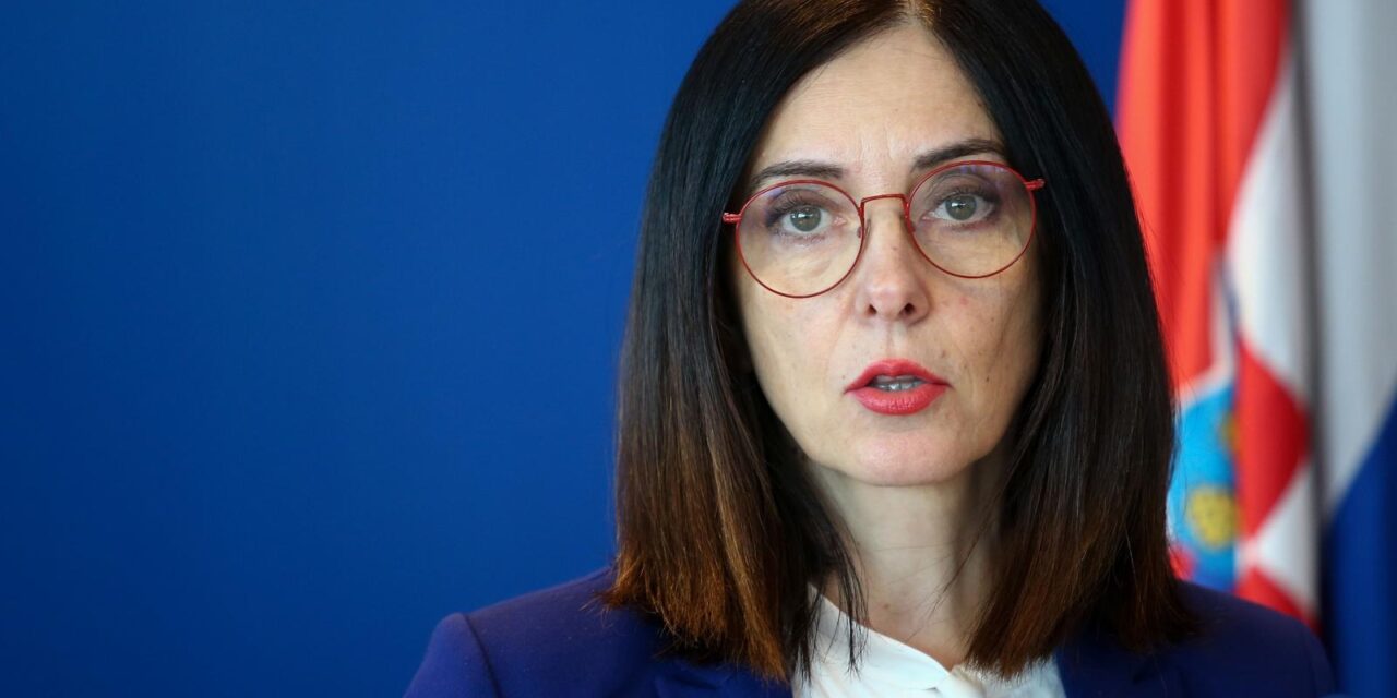 Zagreb: Ministrica znanosti i obrazovanja Blaženka Divjak održala konferenciju za novinare