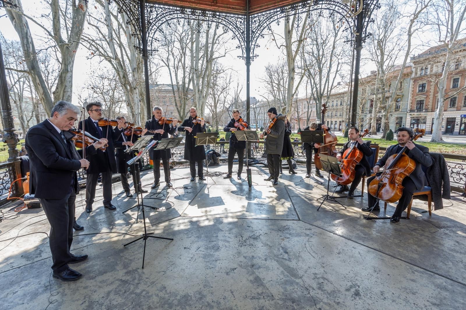 Zagreb: Koncert Zagrebačkih solista na Zrinjevcu u povodu prvog dana proljeća